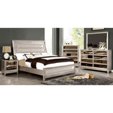 Golva Bed Model Cm7295Sv-P-Queen Bed By Furniture Of America